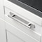 Gliderite Hardware 8 in. Satin Nickel Rounded Back Plate 5-1/16 in. Center to Center - 8343-128-SN 8343-128-SN-1 - alternate 3